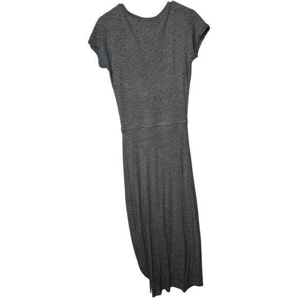 Allsaints Marley Gray T-Shirt Jersey Short Sleeve Midi Dress Size S - Picture 4 of 10